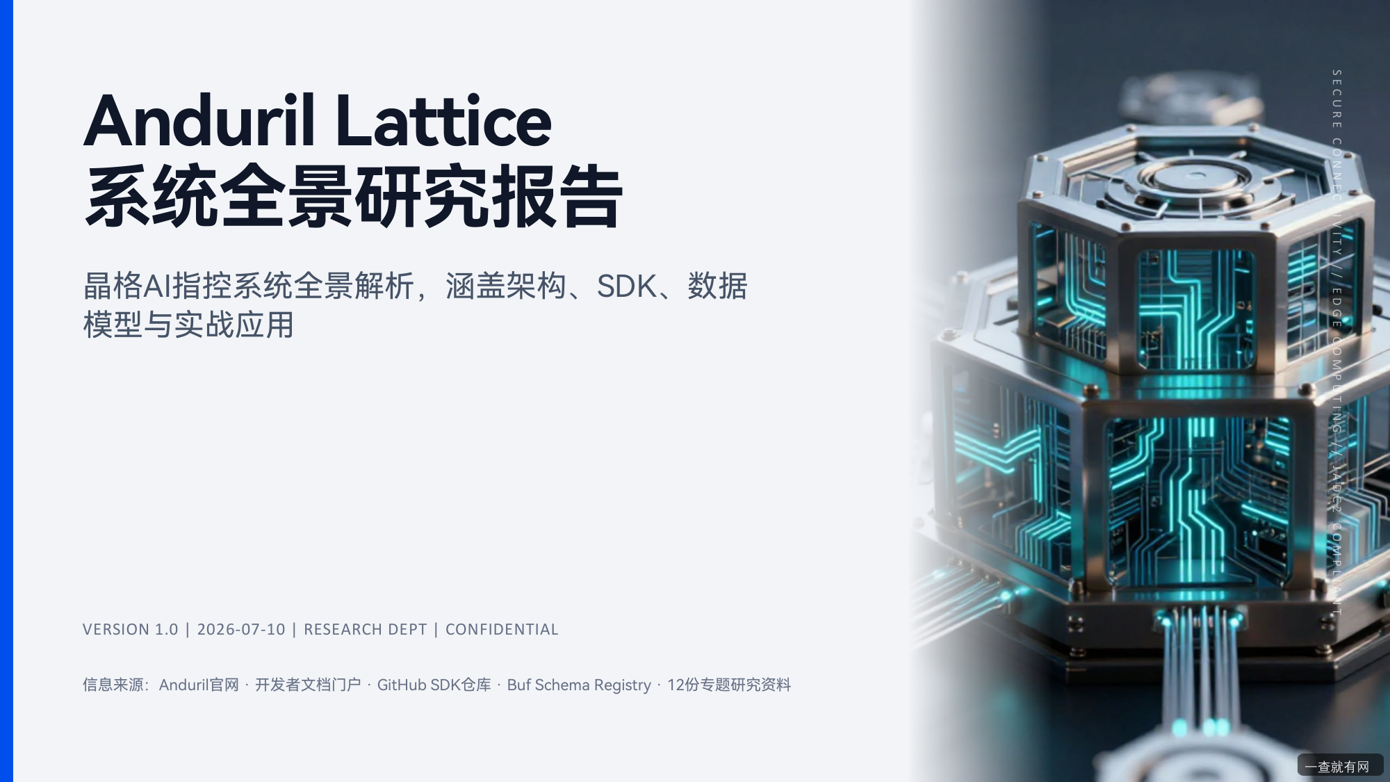 Anduril Lattice 系统全景研究报告封面