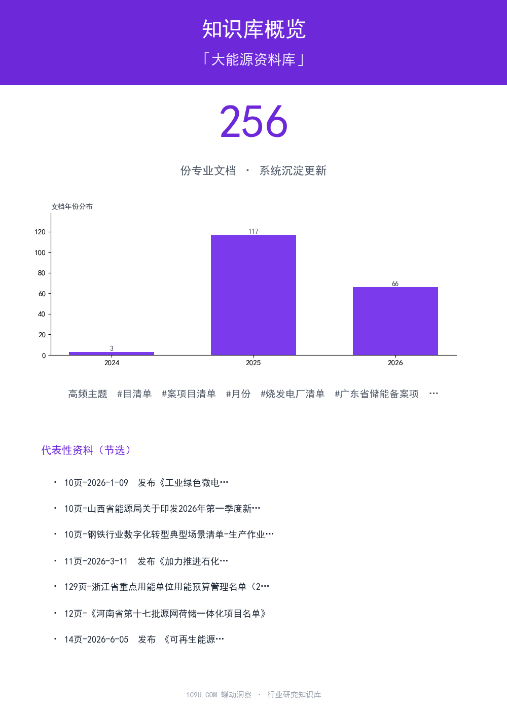 大能源资料库知识库概览